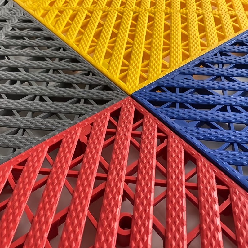 Plastic flooring